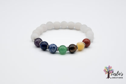 Pulsera Lava Rock Siete Chakras